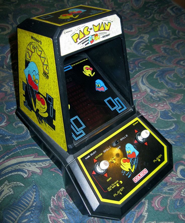 VINTAGE COLECO PACMAN MINI ARCADE GAME, 1981, TABLE TOP GAME eBay